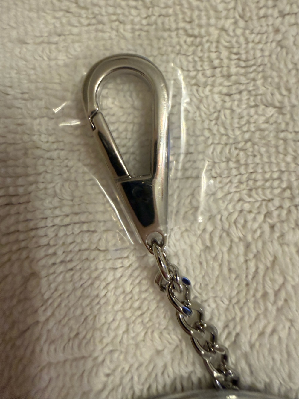 Dior Metallic Silver Mirror W/ Clip View 3
